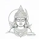 murugan vel tattoo design idea