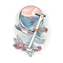 Hephaestus as a bird  tattoo design idea