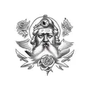 Hephaestus as a bird  tattoo design idea