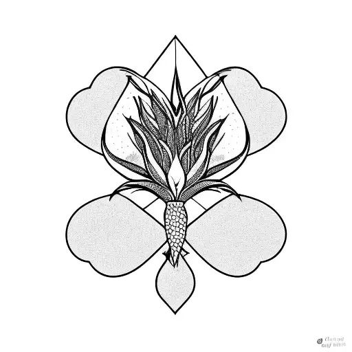 Bird of Paradise tattoo design idea