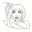 lady gaga tattoo design idea