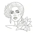 lady gaga tattoo design idea