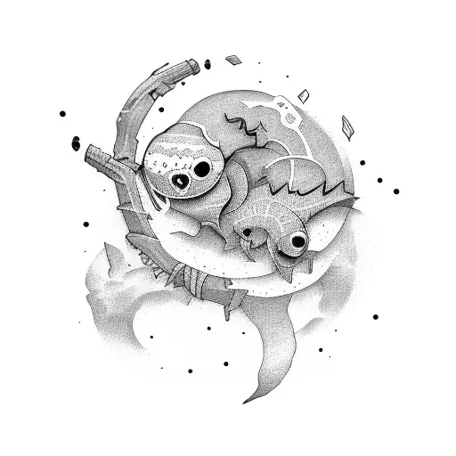 Lonely Kid tattoo design idea