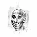 kobe bryant realistic tattoo design idea