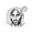 kobe bryant realistic tattoo design idea
