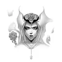 Ginger from "the Path" video game tattoo design idea