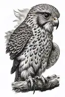 kestrel tattoo design idea