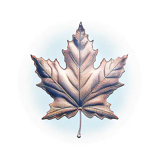 Maple Leaf tattoo design idea