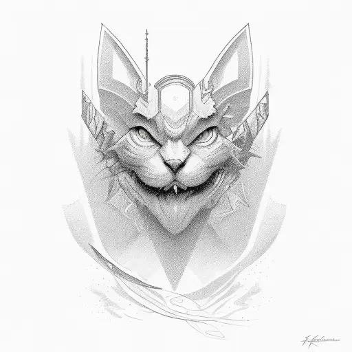 Lettering "Vega" vertically with shading and clouds around it tattoo design idea
