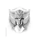 nomad desert man  tattoo design idea