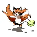 A realistic depiction of a calico cat playing with a spring cat toy, with its long hair flowing dynamically tattoo design idea