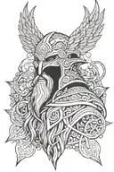 odin good tattoo design idea