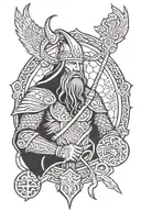 odin good tattoo design idea