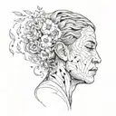 Don't be so harsh on yourself, you're living for the first time tattoo design idea