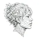 Don't be so harsh on yourself, you're living for the first time tattoo design idea
