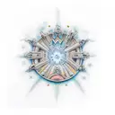 falling ikar tattoo design idea