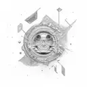 interstellar, anxiety, juice Wrld, blindness, brain surgery  tattoo design idea