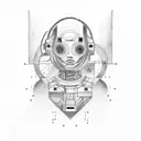 interstellar, anxiety, juice Wrld, blindness, brain surgery  tattoo design idea