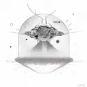 interstellar, anxiety, juice Wrld, blindness, brain surgery  tattoo design idea