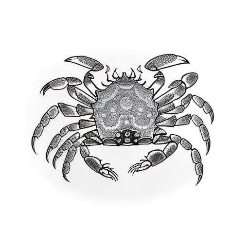 Crab tattoo design idea