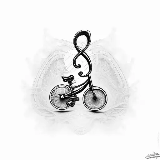Bicycle Forever Tattoo Design by Rolling Rook Studio on Dribbble