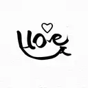 the word love in japanese kanji tattoo design idea