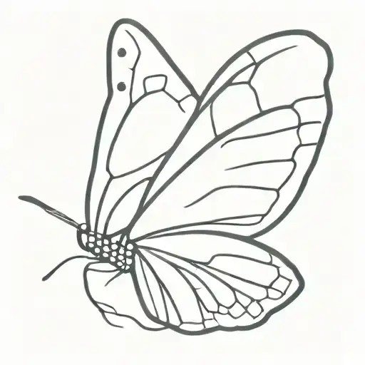 monarch butterfly tattoo design idea