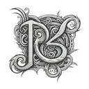 2005 numbers  tattoo design idea