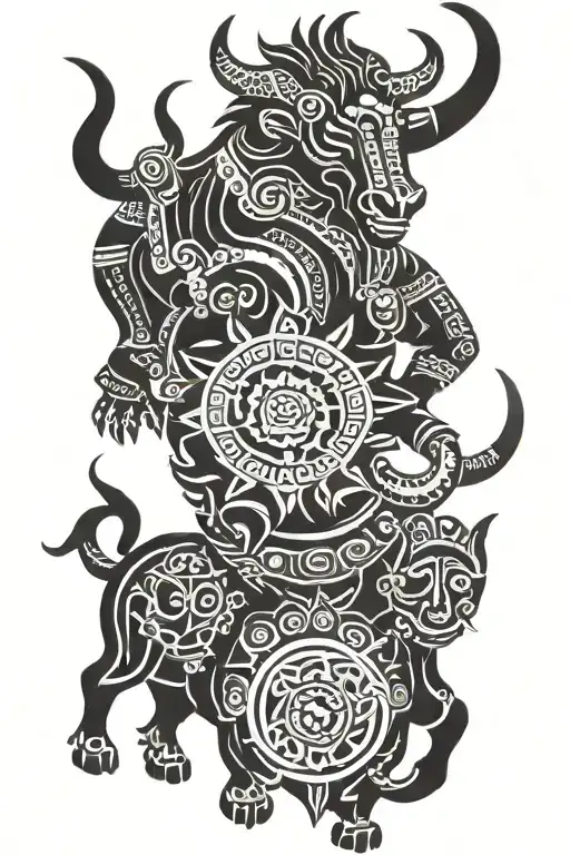 nandi bull and shiva tattoo tattoo design idea