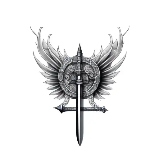 long sword  tattoo design idea