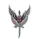 long sword  tattoo design idea