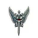 long sword  tattoo design idea