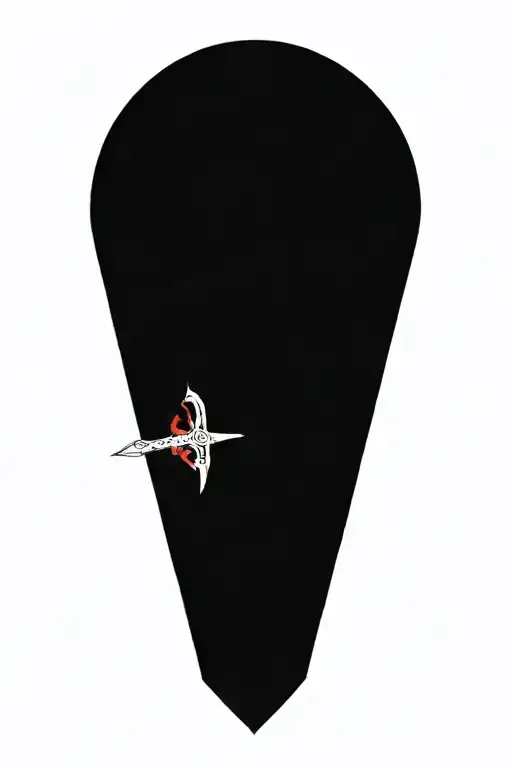 sword of arundil from lord of the rings tattoo design idea