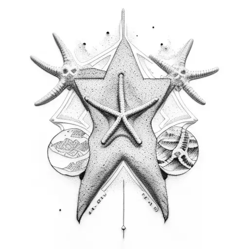 Beach-themed US army veteran tattoo tattoo design idea