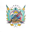 mount ararat tattoo design idea