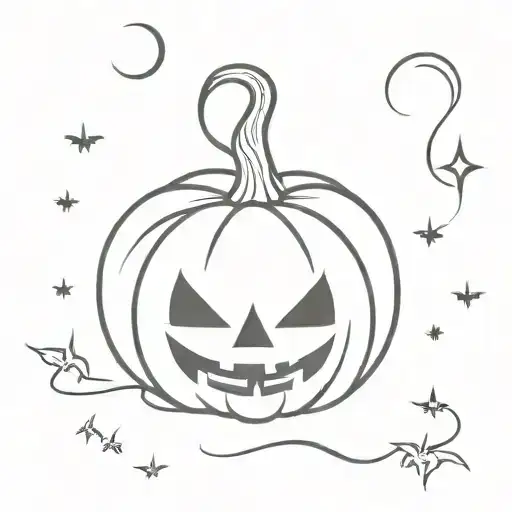 Halloween themed tattoo tattoo design idea