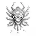 phantom troupe spider tattoo for back  tattoo design idea