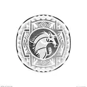 Polynesian broncos logo tattoo design idea