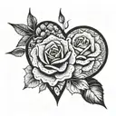 being unloved, love and sadness tattoo design idea
