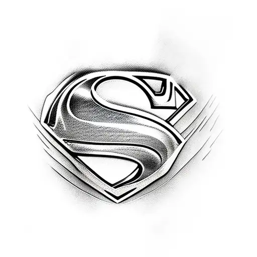 superman  arm tattoo design idea