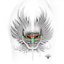 Quetzalcoatli Tezcatlipoca duality full sleeve mens  tattoo design idea