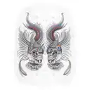 Quetzalcoatli Tezcatlipoca duality full sleeve mens  tattoo design idea