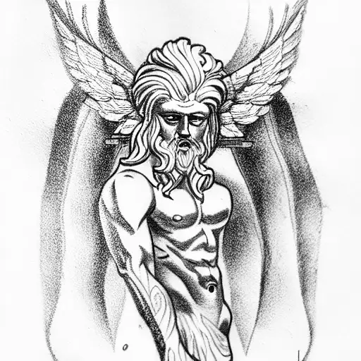 Zeus tattoo by Khail Tattooer  Post 20343