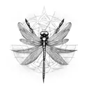 coheed and cambria keywork dragonfly tattoo design idea