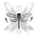 coheed and cambria keywork dragonfly tattoo design idea