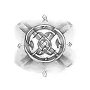 Celtic runes tattoo design idea