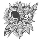 zelda , majora mask, ocarina tattoo design idea