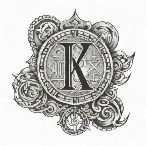 roman numerals 2006 tattoo design idea