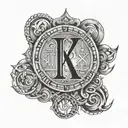 roman numerals 2006 tattoo design idea