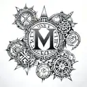 roman numerals 2006 tattoo design idea